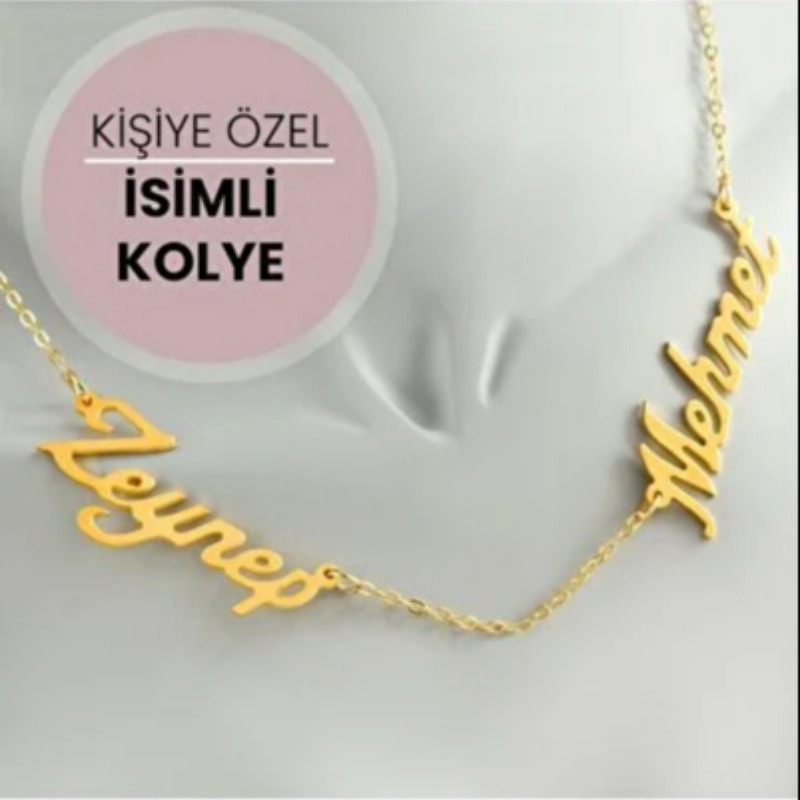 Kişiye Özel İsimli Kolye